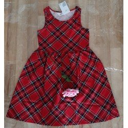 Children's dress checkered