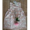 Children's dress with rabbits with frills