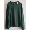Men's T-shirt / Polo shirt long sleeve dark green