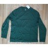 Men's T-shirt / Polo shirt long sleeve dark green