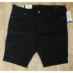 Men Short Denim Slim Fit black