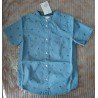 Jongens hemd blauw palmbomen