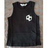 Boys T-Shirt / Tank Top with Football Pattern