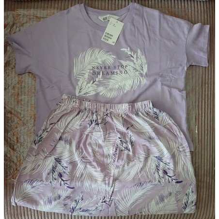 Girls set size 146: Girls blouse and purple skirt