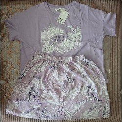 Girls set size 146: Girls blouse and purple skirt