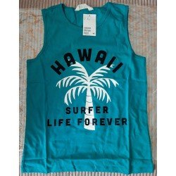 Boys T-shirt / Tanktop green Hawaii