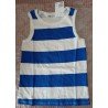 Boys T-shirt / Tank top dark blue striped
