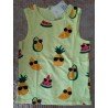 Jongensset maat 134: Jongens Tanktop geel ananas en Short groen