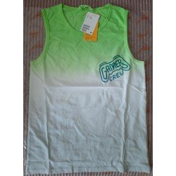 Boys T-shirt / Tanktop reflector green Gamer Crew