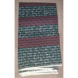 Clothing fabric red/green African print