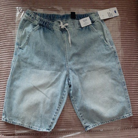 Jongensshort denim jeans Pull-on