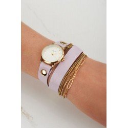Lila horloge - Angele