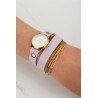 Lila horloge - Angele
