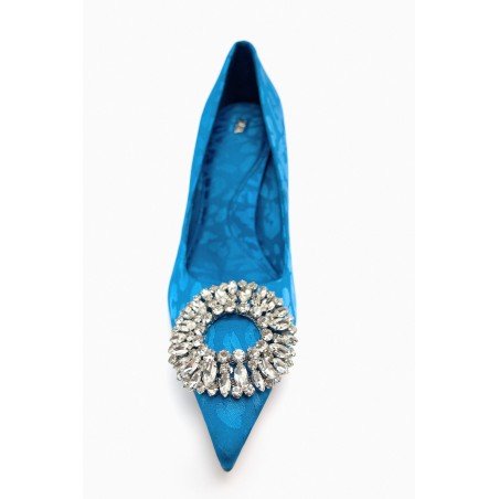 PUMPS MET HAK EN VERSIERING - Angele