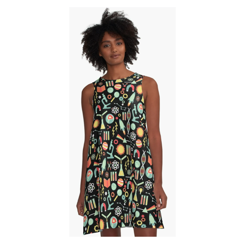 Science A-Line Dress