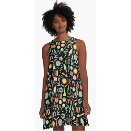 Science A-Line Dress