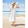 Comfi white dress abina