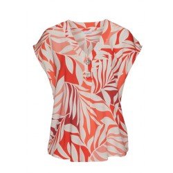 Blouse met all-overprint en...