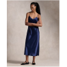 Ines Halflange satijnen slipdress