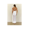 Sunlit Bloom Maxi Dress White