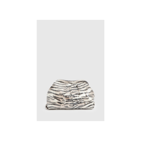 Zebra Print Pailletten Clutch Tas